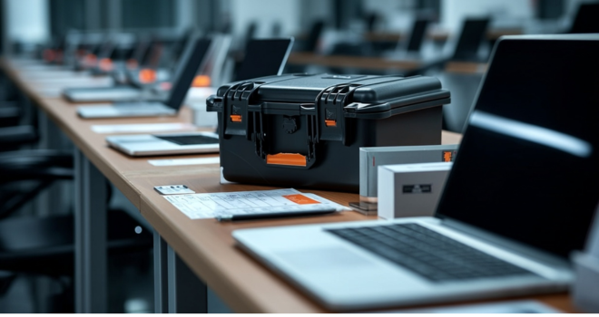 HUSK Schutzkoffer für IT-Geräte in Büroumgebungen