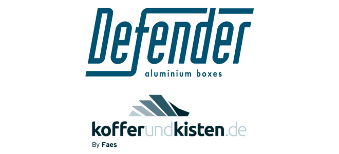 Logos Defender und kofferundkisten.de
