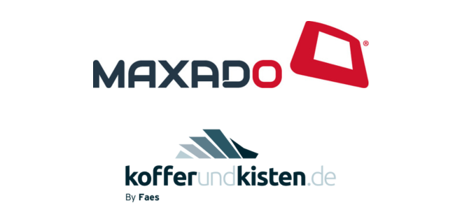 Logos Maxado und kofferundkisten.de