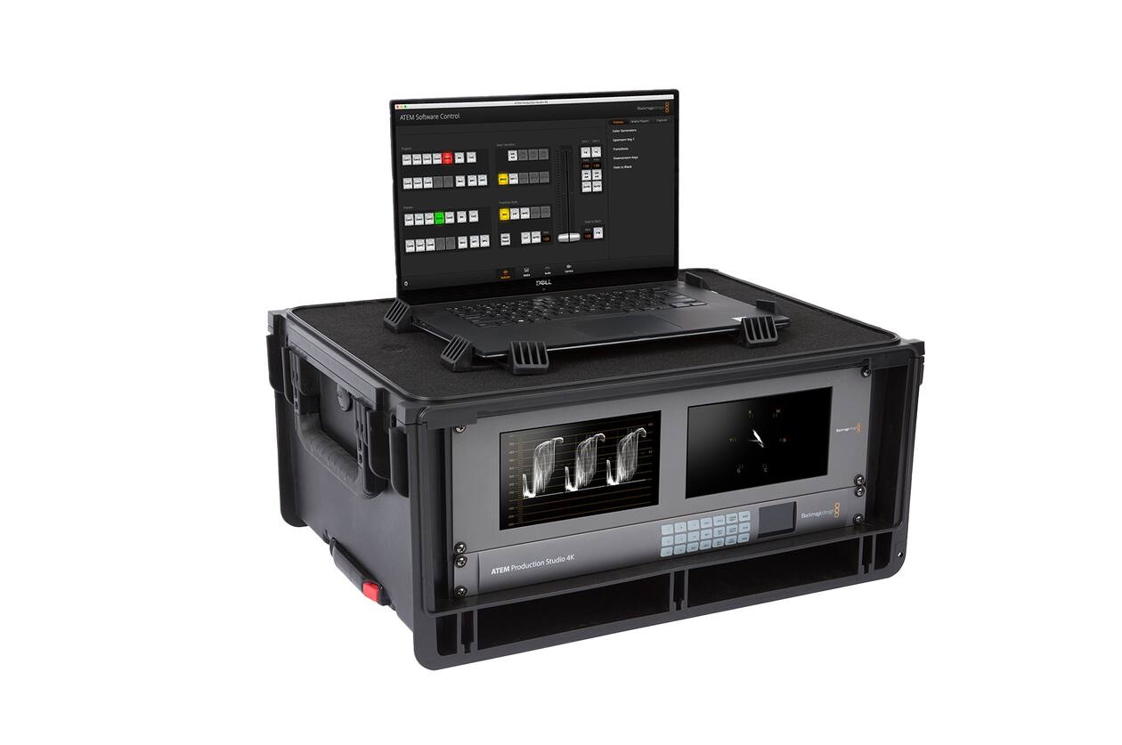 SKB - 4U Studio Flyer Rack-Koffer - mit Rollen