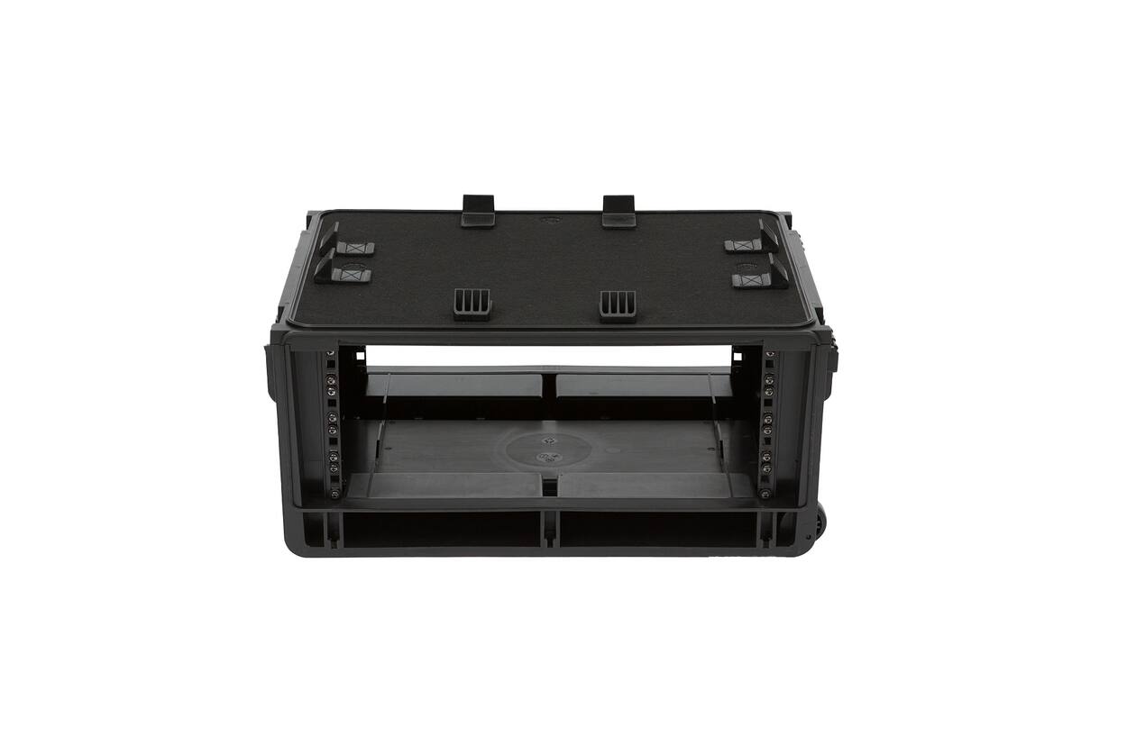SKB - 4U Studio Flyer Rack-Koffer - mit Rollen