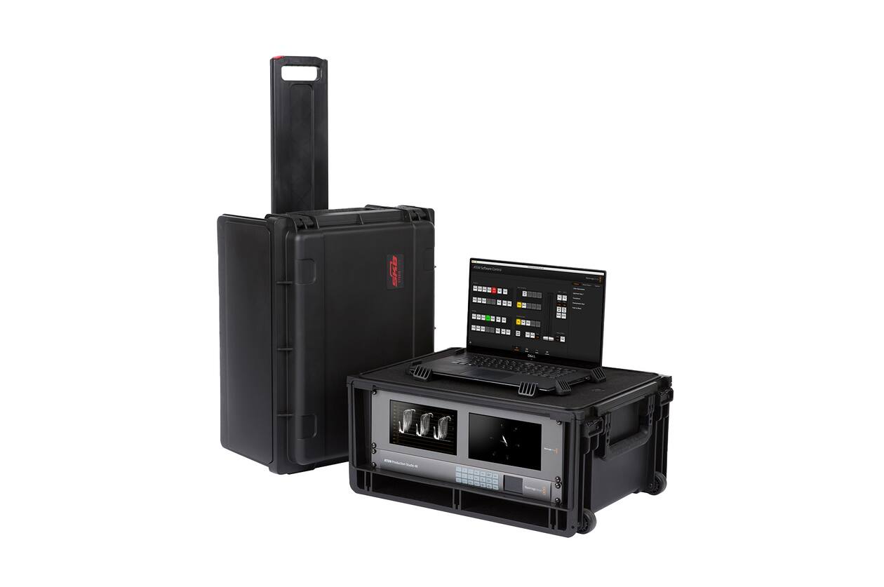 SKB - 4U Studio Flyer Rack-Koffer - mit Rollen