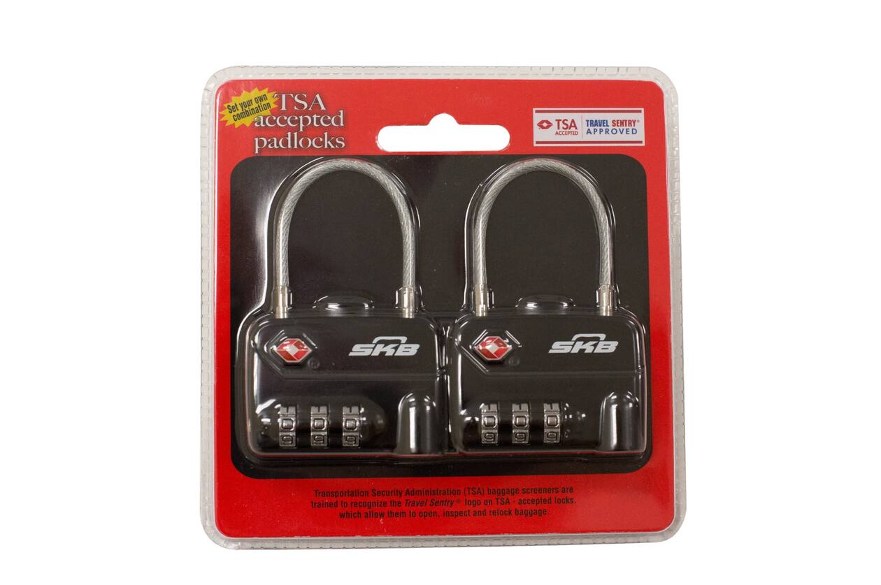 SKB - Zubehör - TSA-Kombinations-Kabelschlösser (2er-Pack)