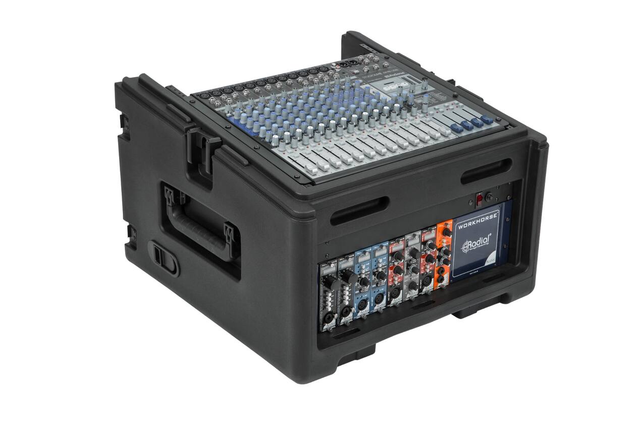 SKB - Kompaktrack - 10U Top Rack & 4U Front Rack - mit Rollen