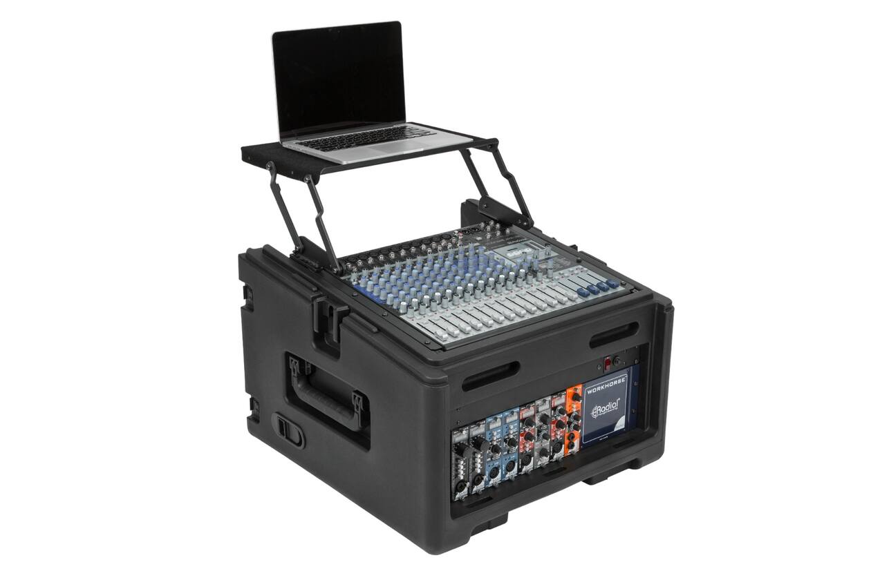 SKB - Kompaktrack - 10U Top Rack & 4U Front Rack - mit Rollen