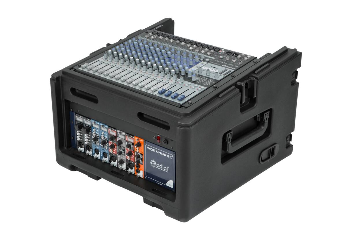 SKB - Kompaktrack - 10U Top Rack & 4U Front Rack - mit Rollen