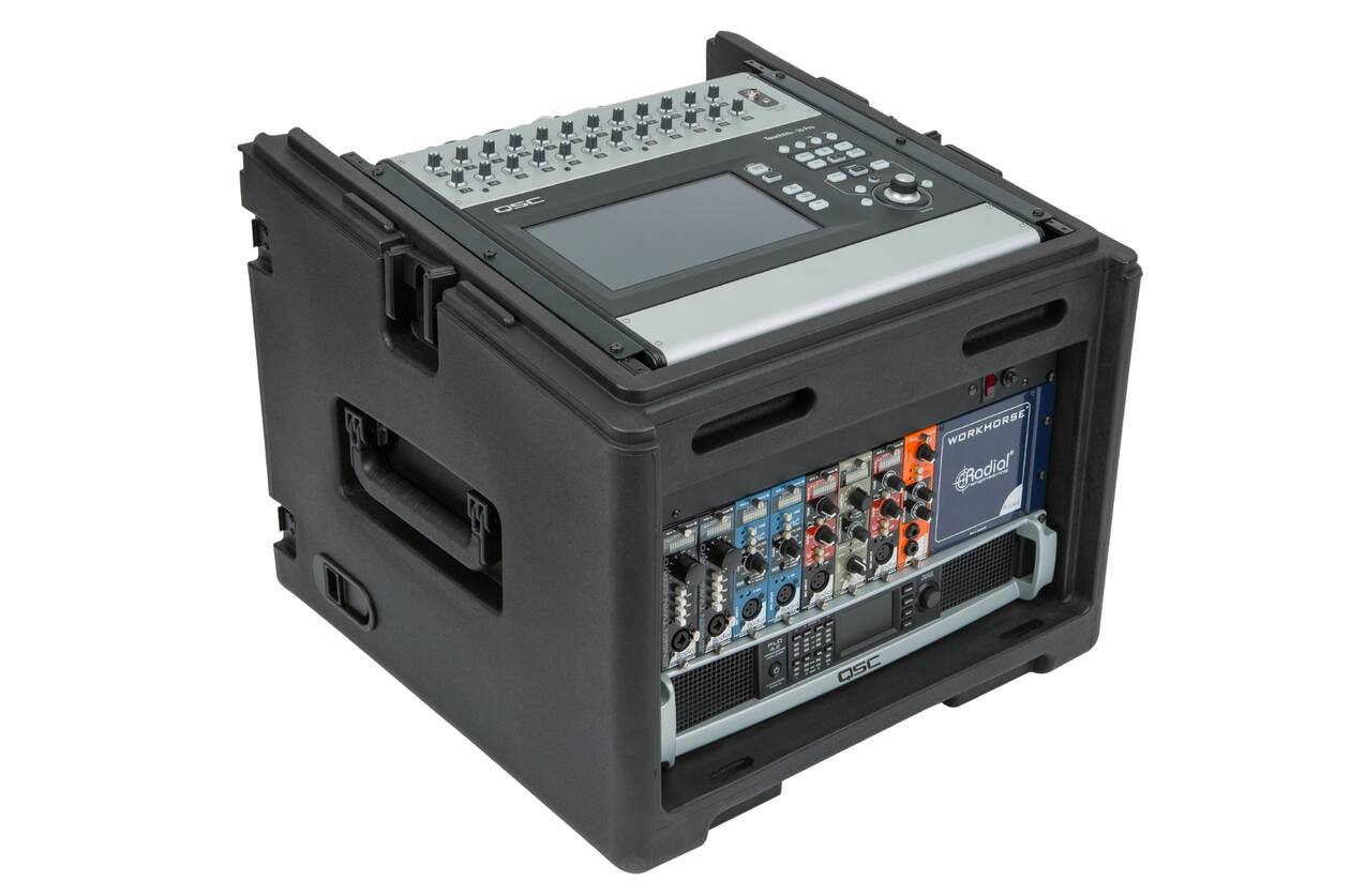 SKB - Kompaktrack - 10U Top Rack & 6U Front Rack - mit Rollen