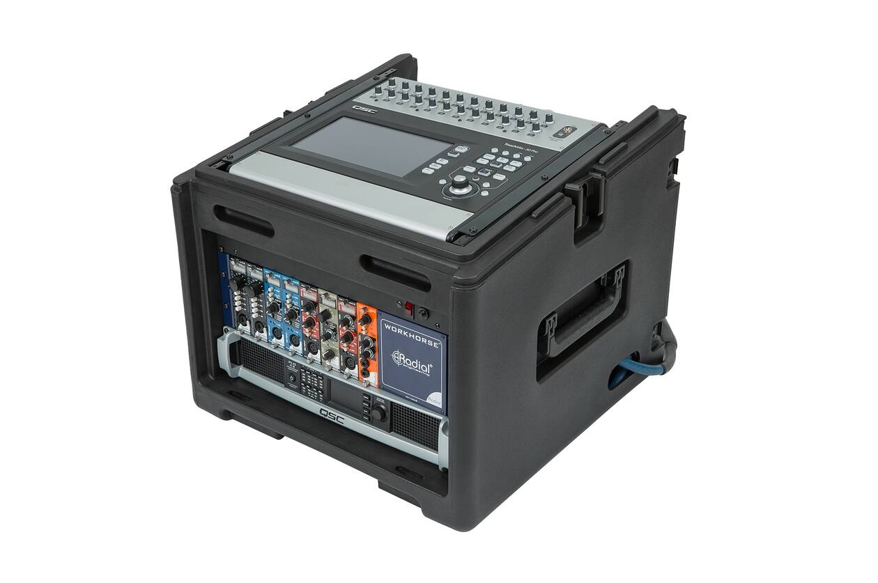 SKB - Kompaktrack - 10U Top Rack & 6U Front Rack - mit Rollen
