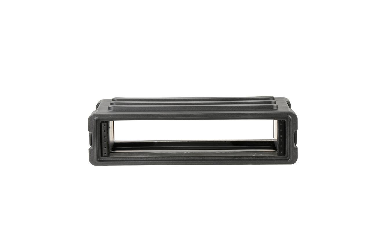 SKB - rSeries - 2U Shallow Rack mit Stahl-Schienen - 10,7-Zoll Tief