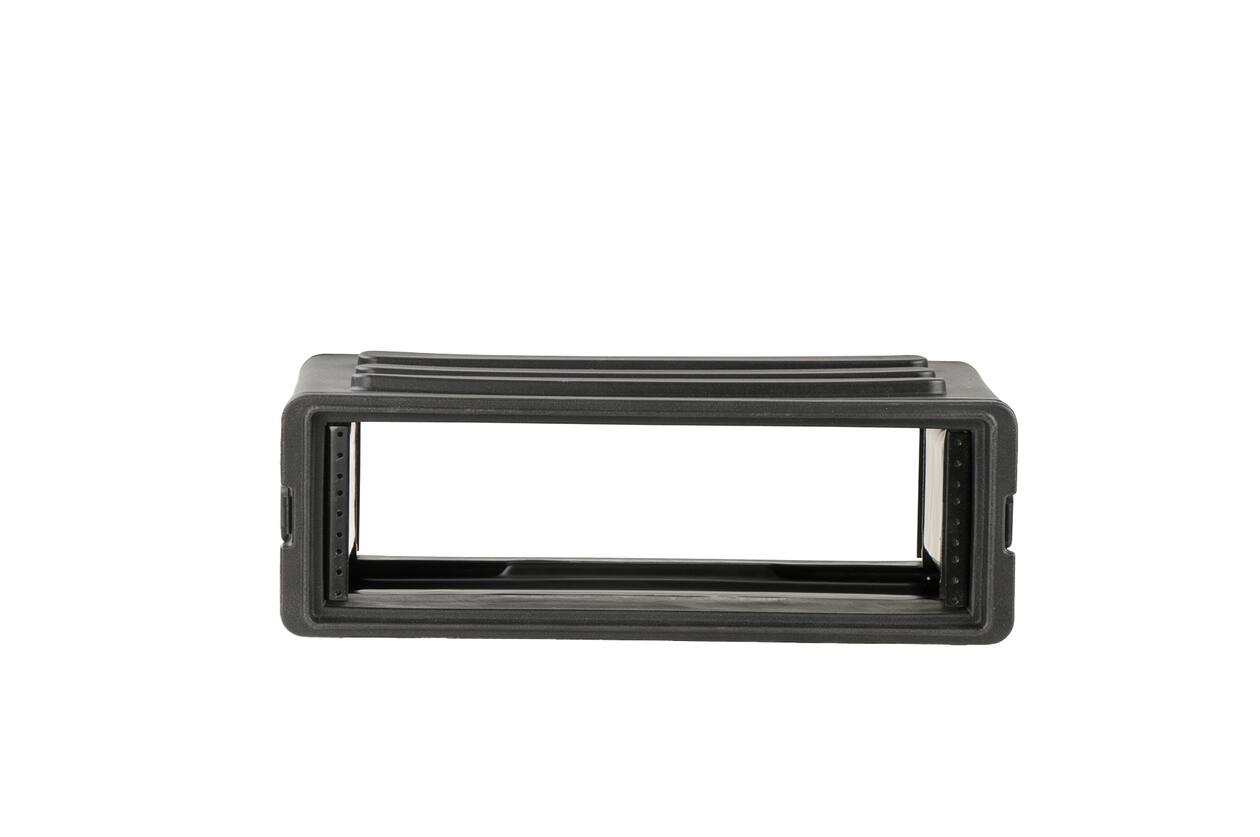 SKB - rSeries - 3U Shallow Rack - Mit Stahl-Schienen - 10,7-Zoll Tief