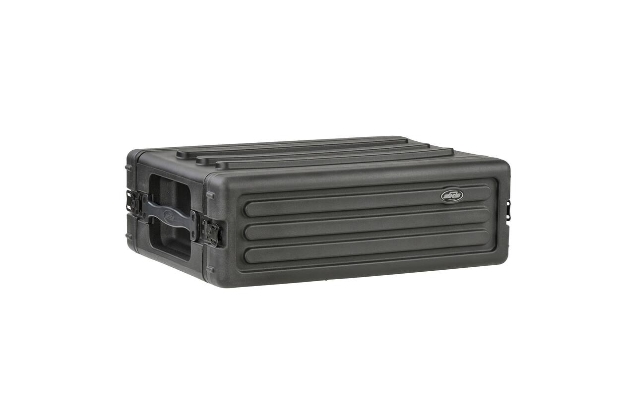 SKB - rSeries - 3U Shallow Rack - Mit Stahl-Schienen - 10,7-Zoll Tief