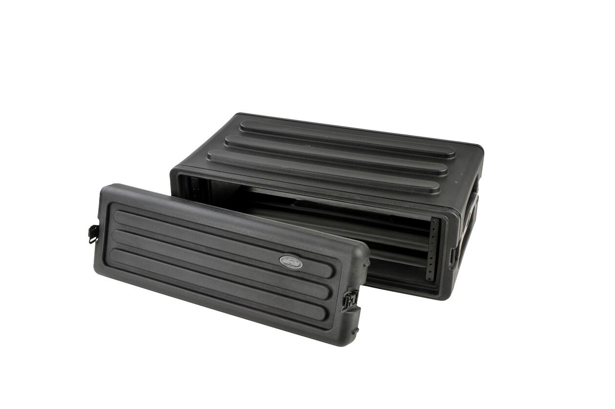SKB - rSeries - 3U Shallow Rack - Mit Stahl-Schienen - 10,7-Zoll Tief