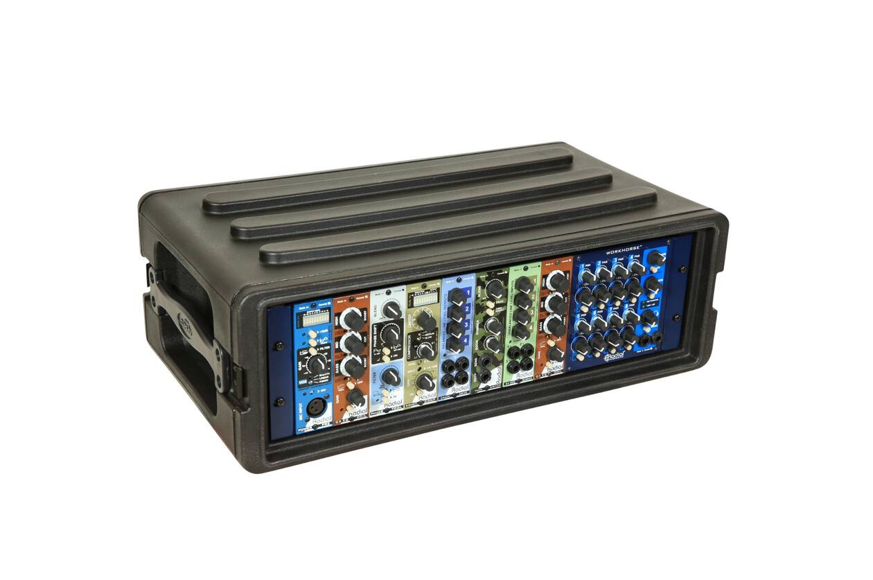 SKB - rSeries - 3U Shallow Rack - Mit Stahl-Schienen - 10,7-Zoll Tief