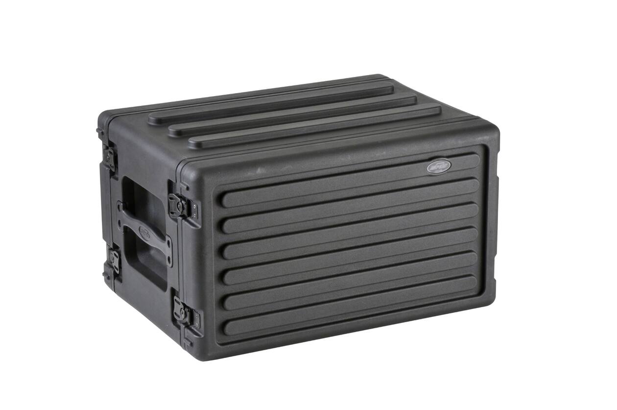 SKB - rSeries - 6U Shallow Rack mit Stahl-Schienen - 10,7-Zoll Tief