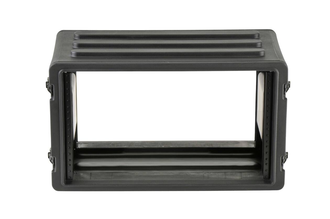 SKB - rSeries - 6U Shallow Rack mit Stahl-Schienen - 10,7-Zoll Tief