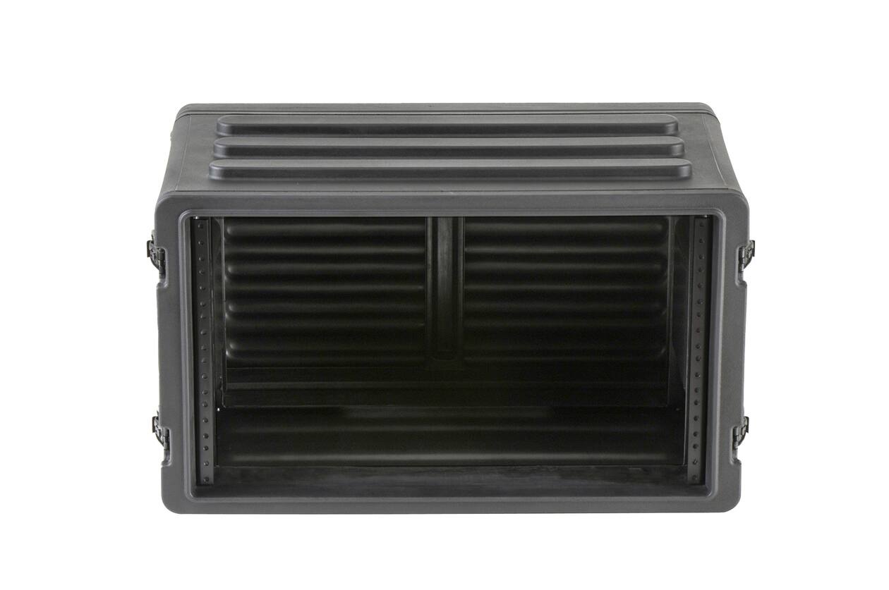 SKB - rSeries - 6U Shallow Rack mit Stahl-Schienen - 10,7-Zoll Tief
