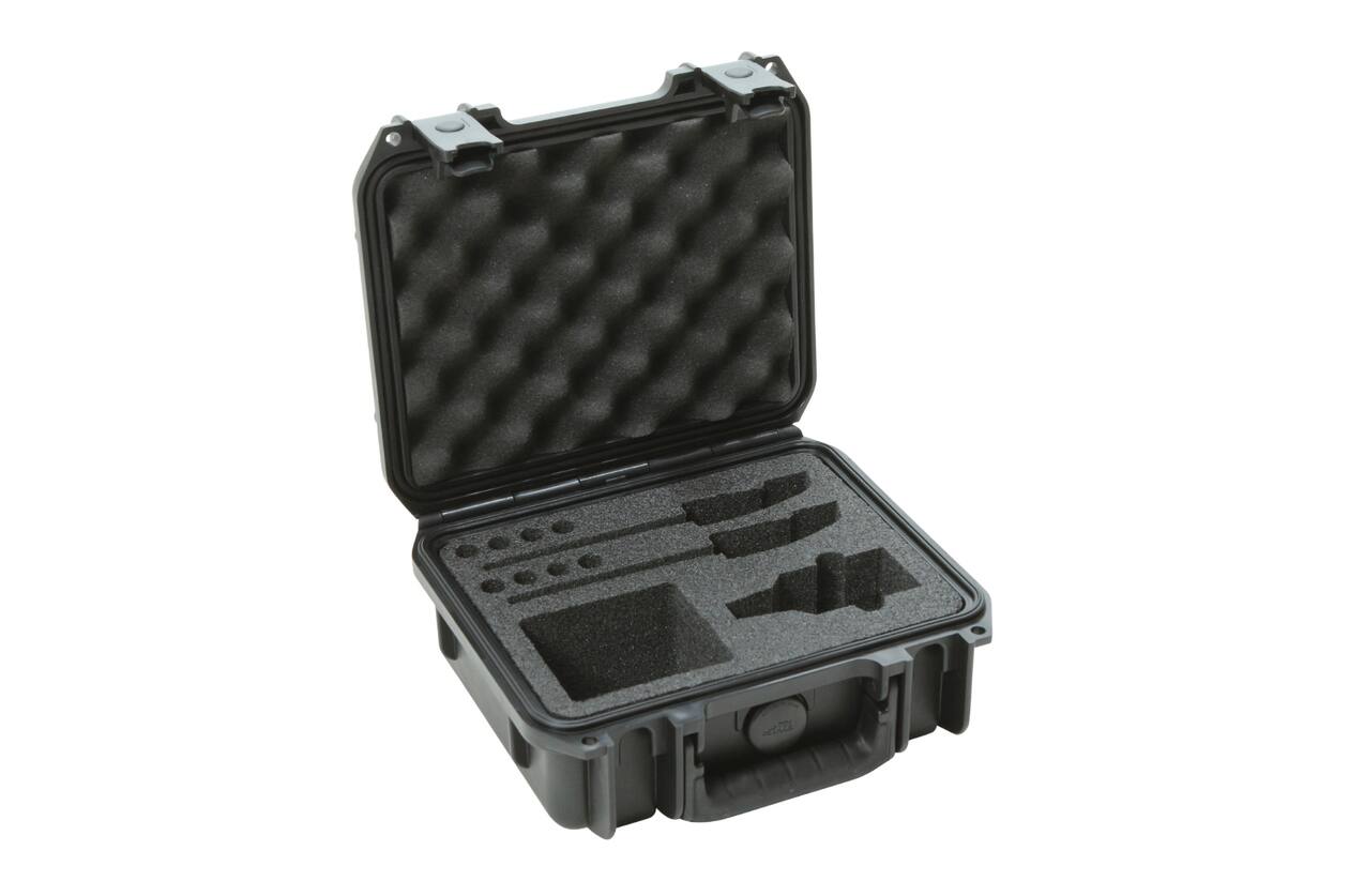 SKB - iSeries 0907-4 - Wasserdichter Koffer - Schwarz - Sennheiser SW Mikrofon Einlage