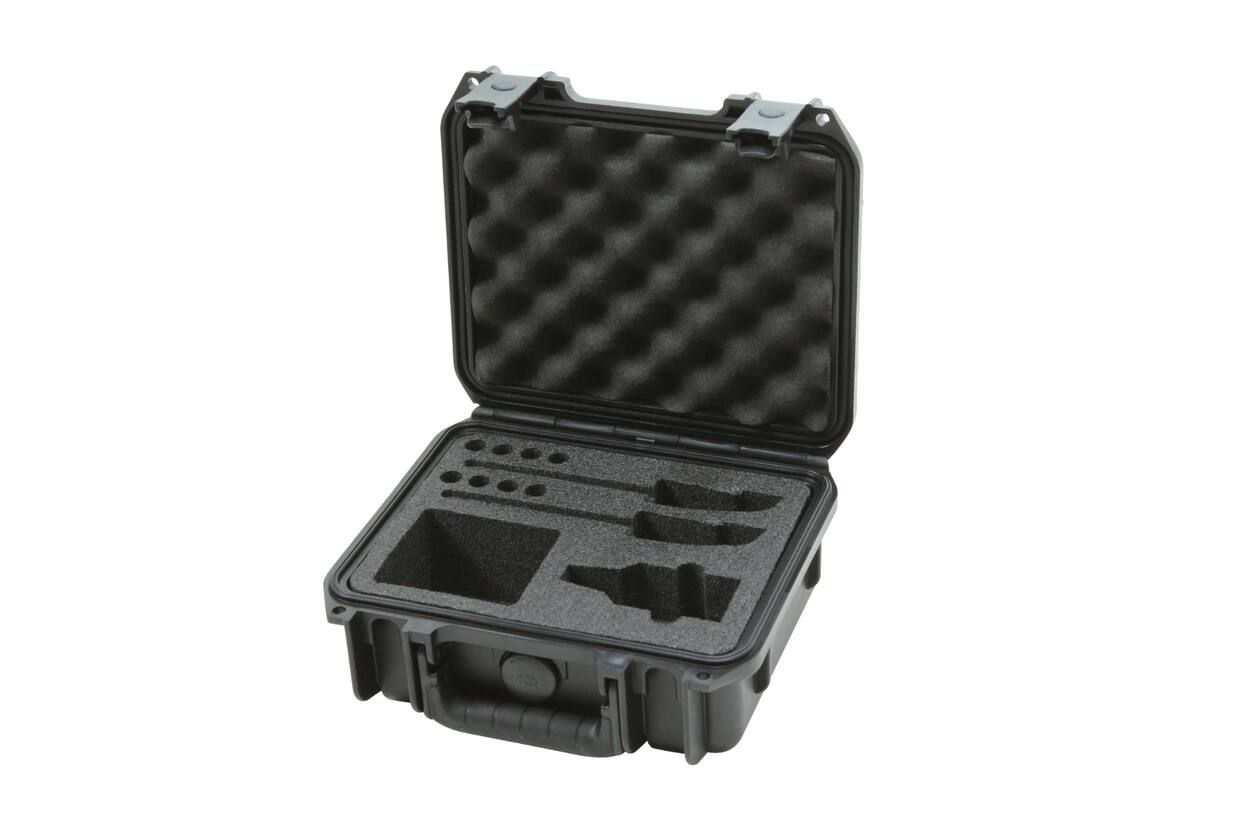 SKB - iSeries 0907-4 - Wasserdichter Koffer - Schwarz - Sennheiser SW Mikrofon Einlage
