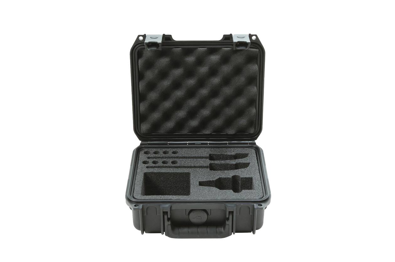 SKB - iSeries 0907-4 - Wasserdichter Koffer - Schwarz - Sennheiser SW Mikrofon Einlage