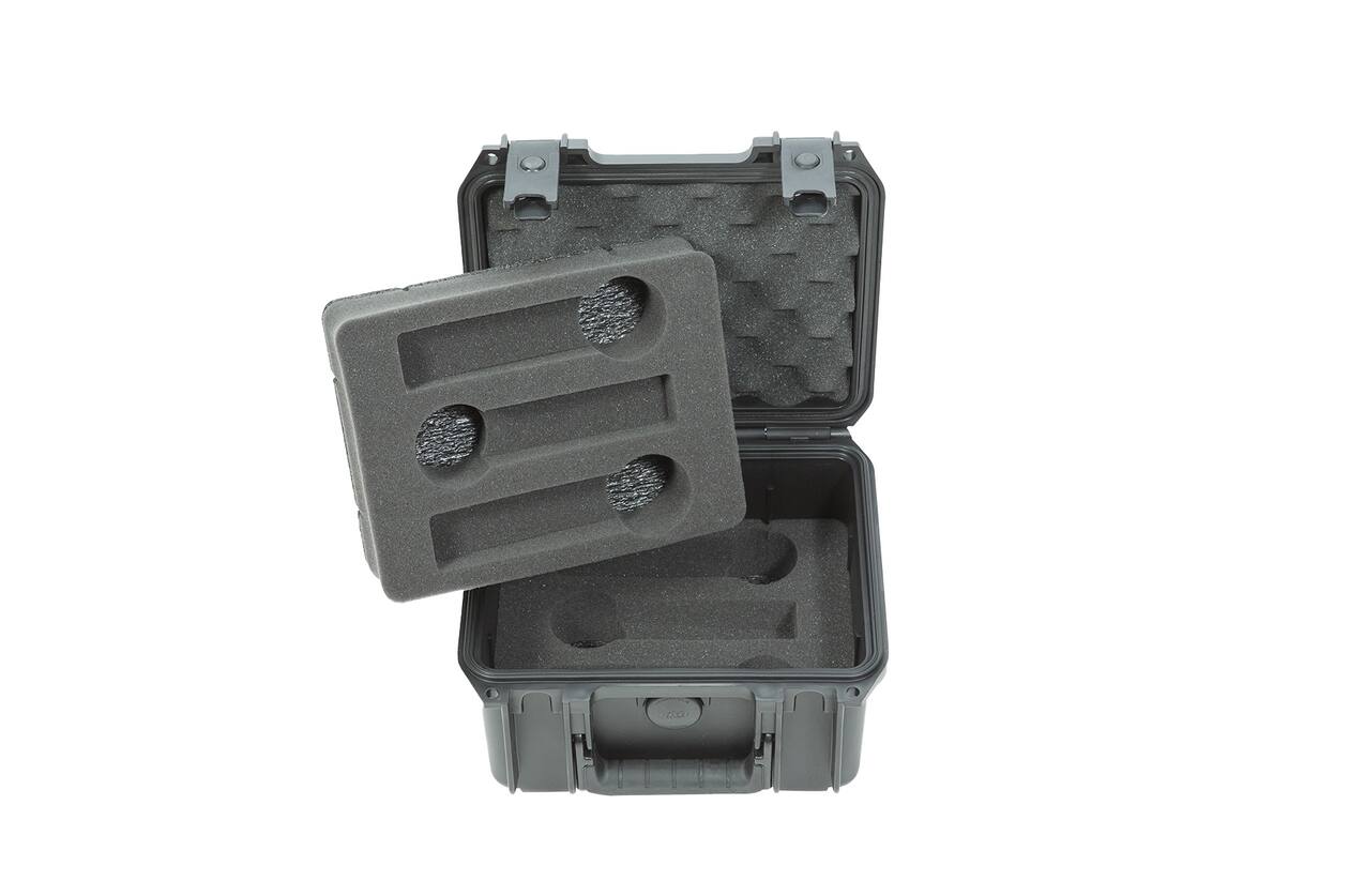 SKB - iSeries 0907-6 - Wasserdichter Koffer - Sechs Mikrofone Einlage