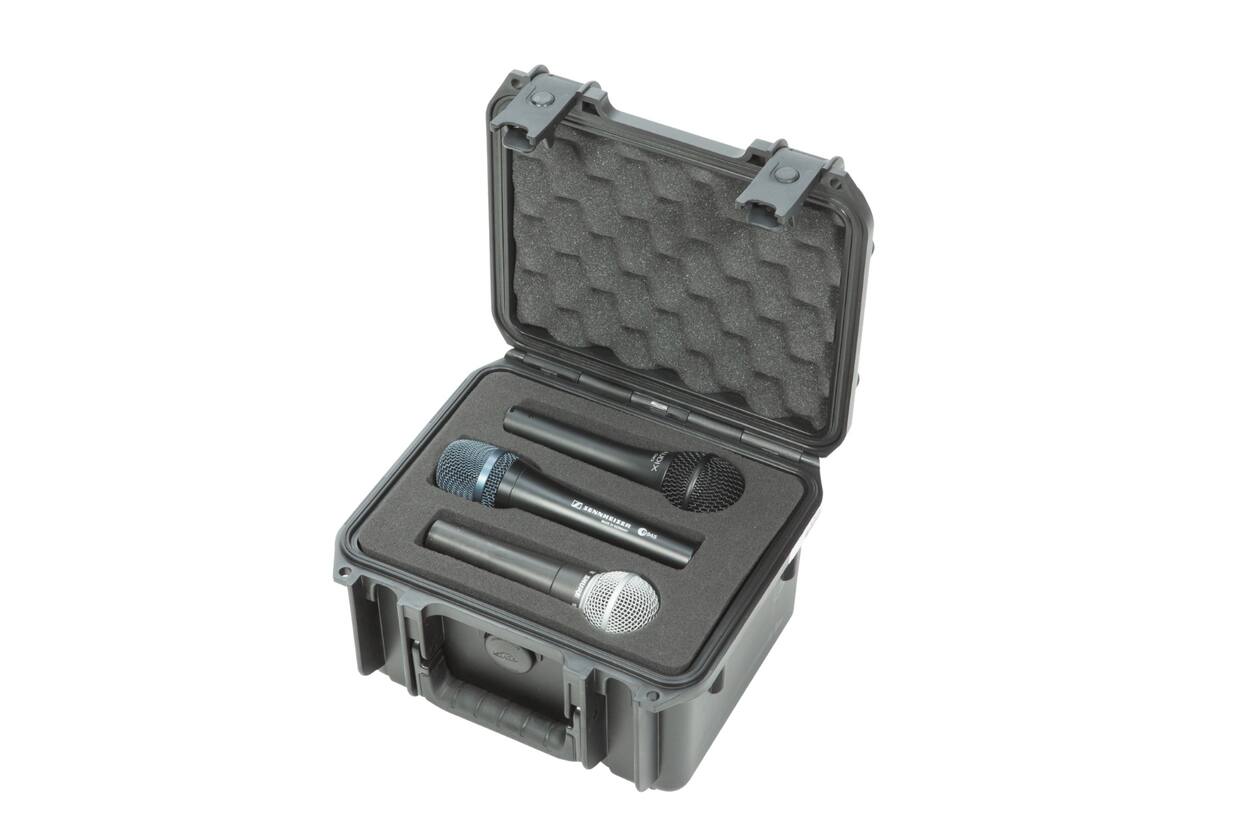 SKB - iSeries 0907-6 - Wasserdichter Koffer - Sechs Mikrofone Einlage