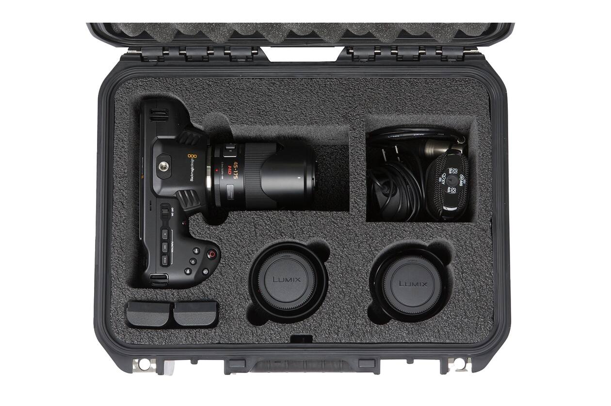 SKB - iSeries 1309-6 - Wasserdichter Koffer - Schwarz - Pocket Cinema Camera 4K Einlage
