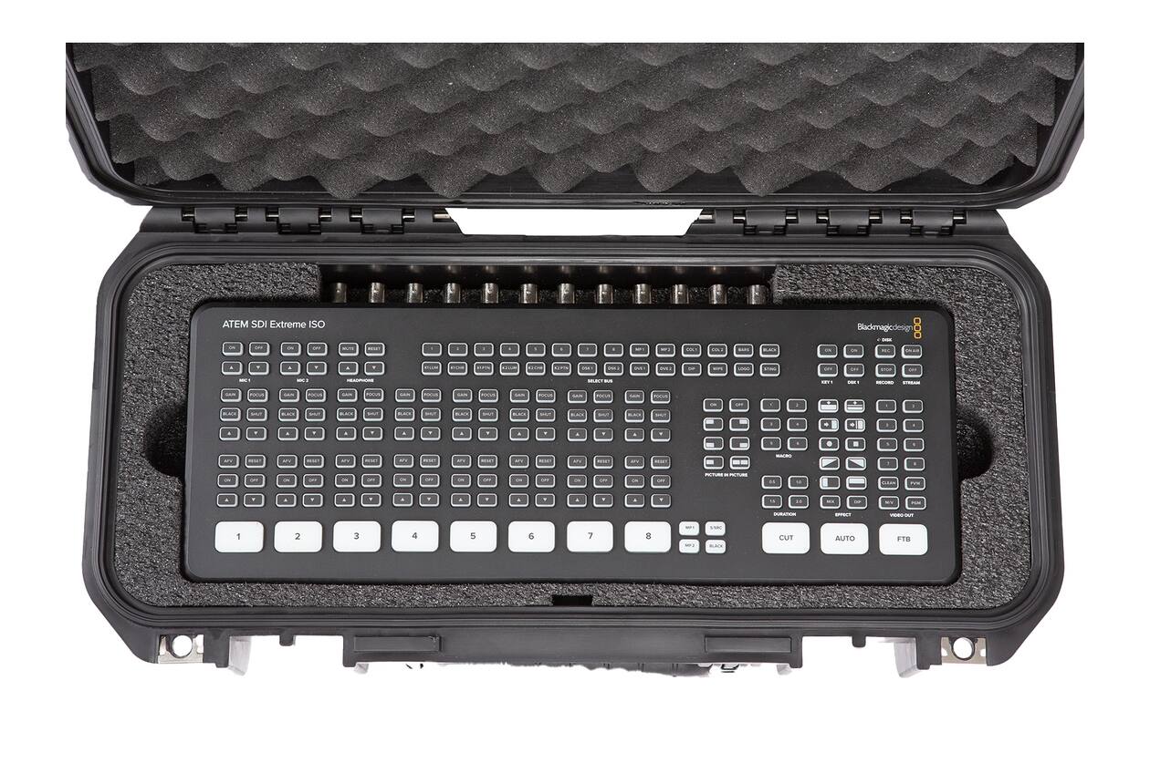 SKB - iSeries 3i-1706-6 - Wasserdichter Koffer - Schwarz - ATEM Mini Pro Switcher Einlage