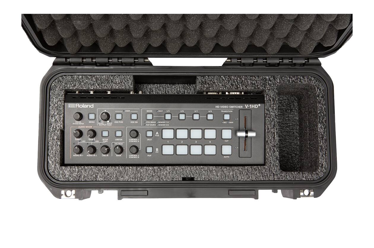 SKB - iSeries 3i-1706-6 - Wasserdichter Koffer - Schwarz - Roland V-1HD+ Video Switcher Einlage