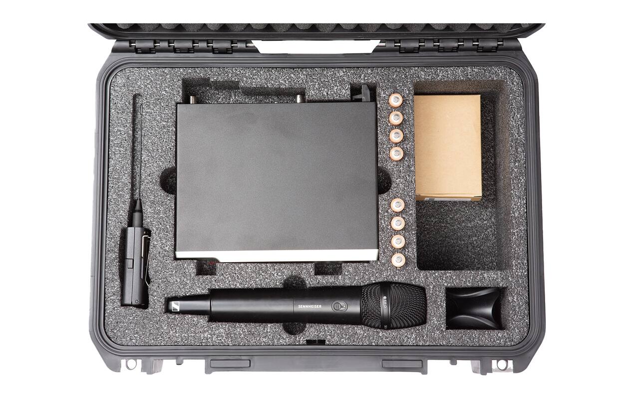 SKB - iSeries 1711-6 - Wasserdichter Koffer - Schwarz - Sennheiser EW Einlage