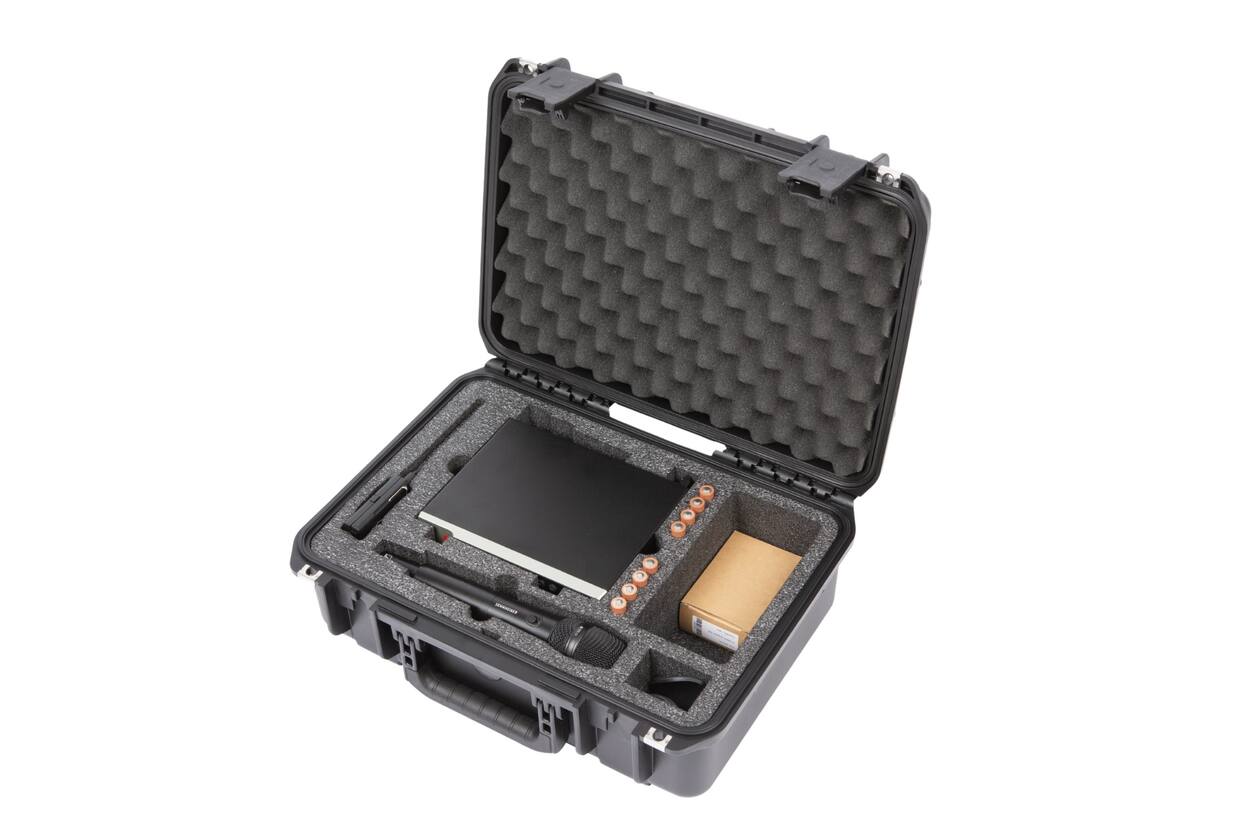 SKB - iSeries 1711-6 - Wasserdichter Koffer - Schwarz - Sennheiser EW Einlage