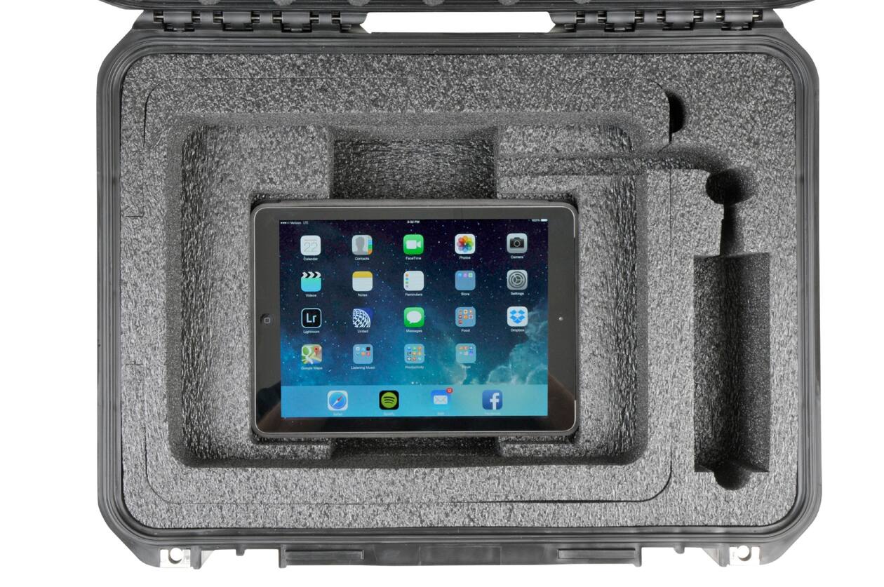 SKB - iSeries 1813-7 - Wasserdichter Koffer - Schwarz - TouchMix-8 Einlage
