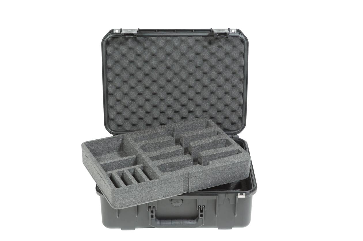 SKB - iSeries 3i-1813-7 - Wasserdichter Koffer - Schwarz - Acht Drahtlose Mikrofone Einlage
