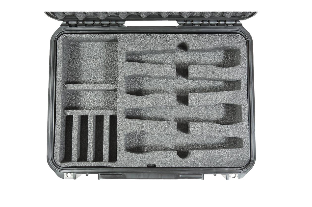 SKB - iSeries 3i-1813-7 - Wasserdichter Koffer - Schwarz - Acht Drahtlose Mikrofone Einlage