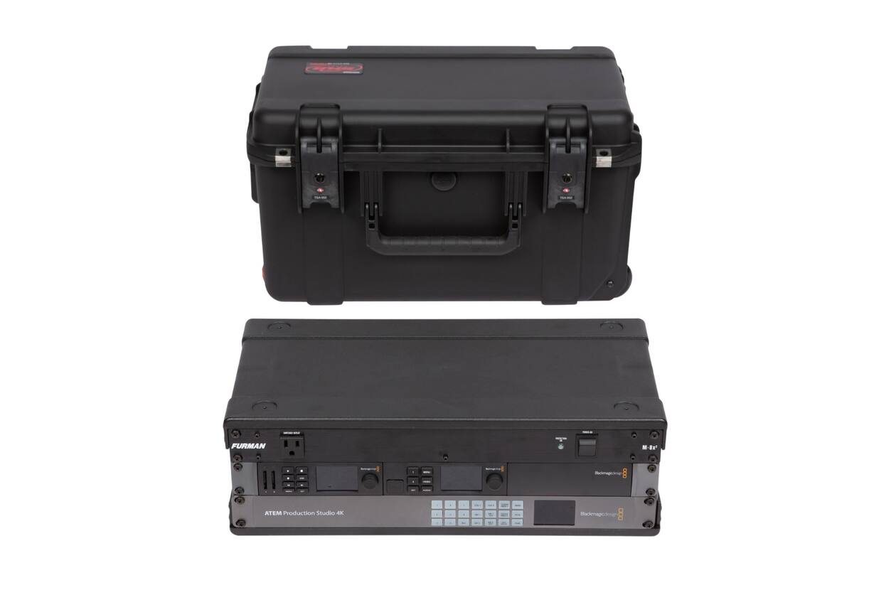 SKB - iSeries 2011-10 - Wasserdichter Koffer - Schwarz - Herausnehmbares 3U Tiefes Rack