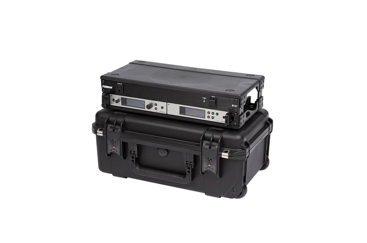 SKB - iSeries 2011-7 - Wasserdichter Koffer - Schwarz - Herausnehmbares 2U Tiefes Rack