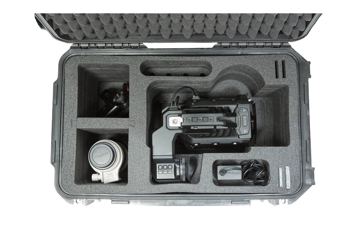 SKB - iSeries 3i-2213-12 - Wasserdichter Koffer - Schwarz - BlackMagic URSA Mini Kamera Einlage