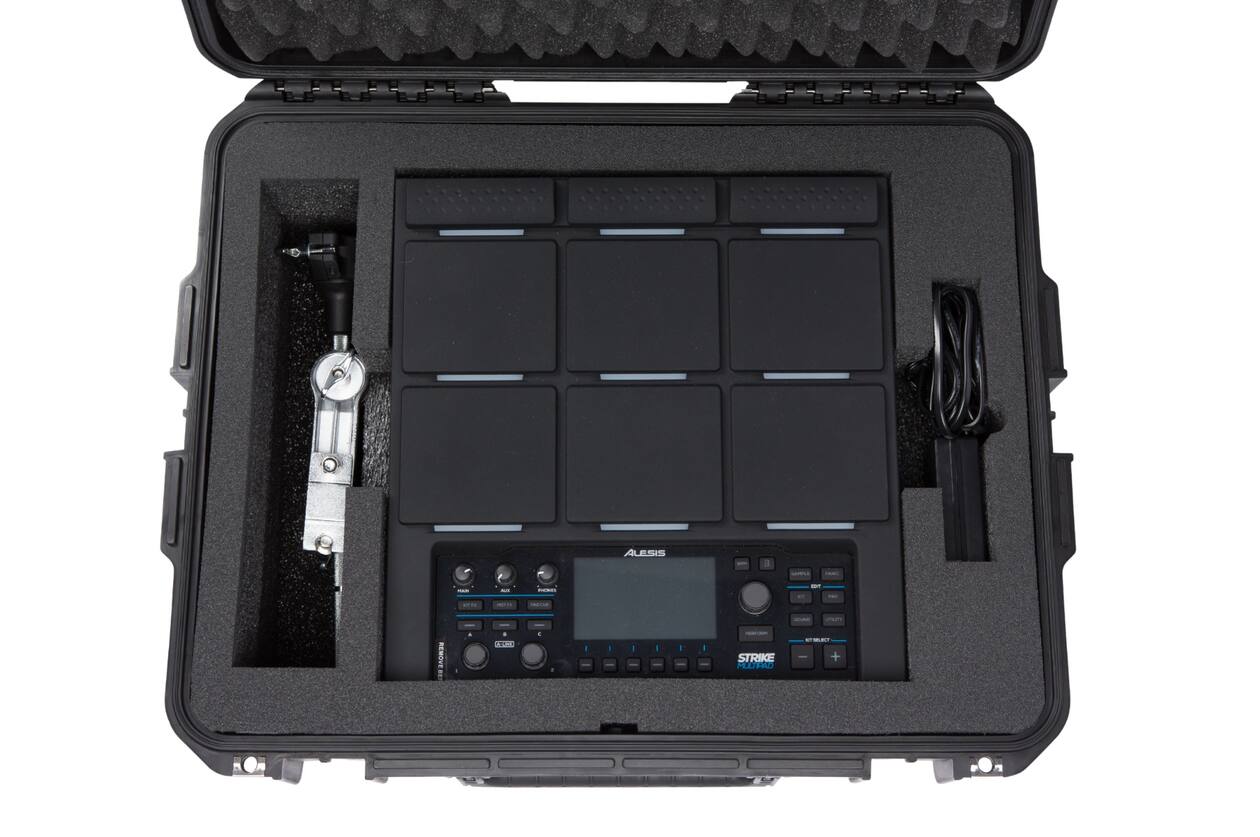 SKB - iSeries 3i-2217-8 - Wasserdichter Koffer - Schwarz - Alesis Strike Multipad Einlage
