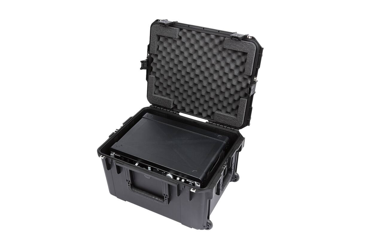 SKB - iSeries 2217-12 - Wasserdichter Koffer - Schwarz - Herausnehmbares 4U Tiefes Rack