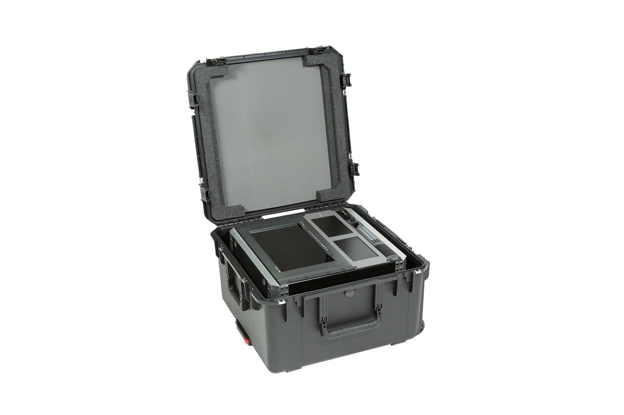 SKB - iSeries 2222-12 - Wasserdichter Koffer - Schwarz - Herausnehmbares 10U Tiefes Rack
