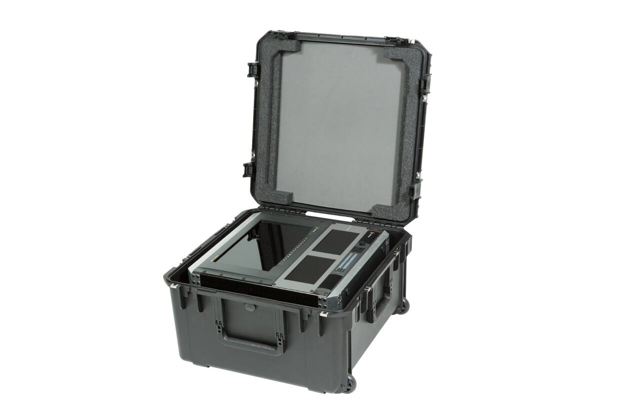 SKB - iSeries 2222-12 - Wasserdichter Koffer - Schwarz - Herausnehmbares 10U Tiefes Rack