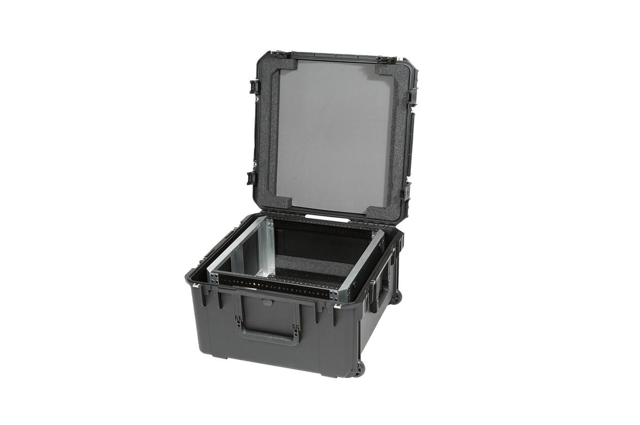 SKB - iSeries 2222-12 - Wasserdichter Koffer - Schwarz - Herausnehmbares 10U Tiefes Rack