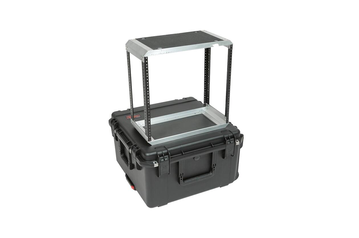 SKB - iSeries 2222-12 - Wasserdichter Koffer - Schwarz - Herausnehmbares 10U Tiefes Rack