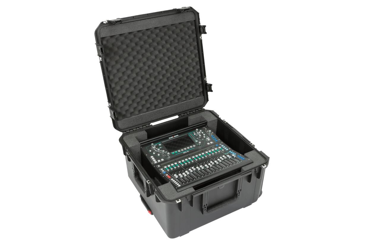 SKB - iSeries 3i-2222-12 - Wasserdichter Koffer - Schwarz - Allen & Heath SQ5 Mixer Einlage