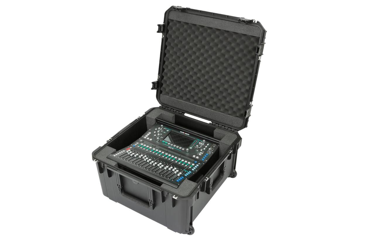 SKB - iSeries 3i-2222-12 - Wasserdichter Koffer - Schwarz - Allen & Heath SQ5 Mixer Einlage
