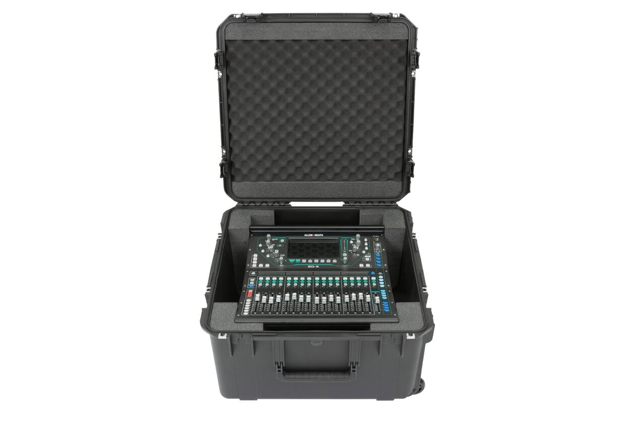 SKB - iSeries 3i-2222-12 - Wasserdichter Koffer - Schwarz - Allen & Heath SQ5 Mixer Einlage
