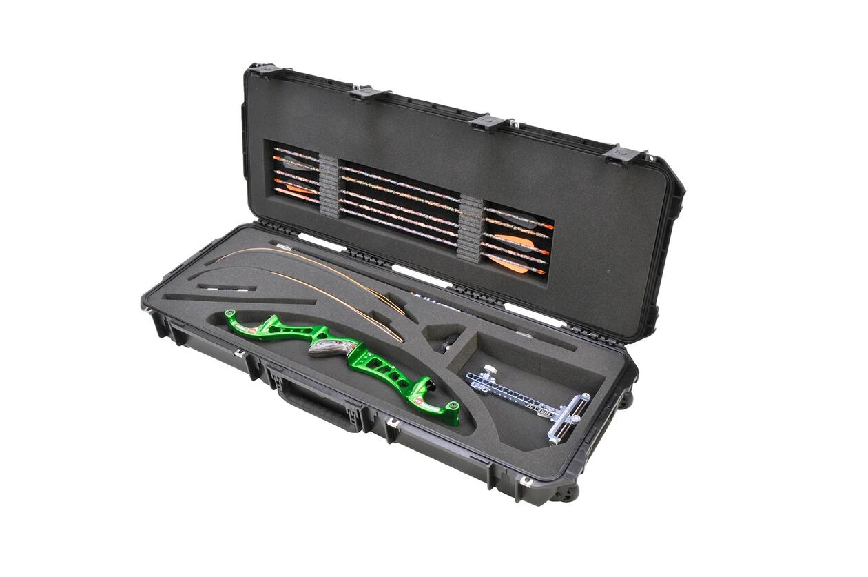 SKB - iSeries 3i-4214-5 - Wasserdichter Koffer - Schwarz - Recurve Bogen Einlage