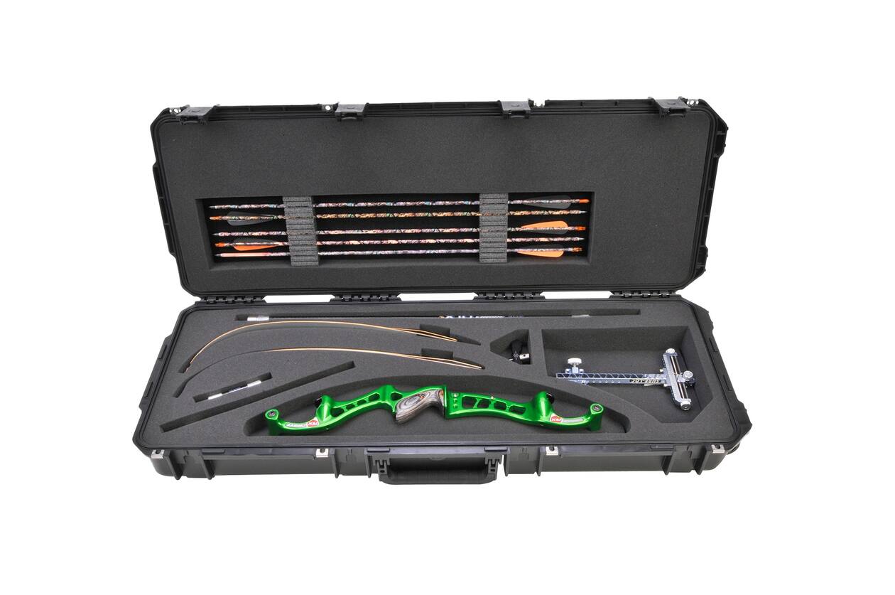 SKB - iSeries 3i-4214-5 - Wasserdichter Koffer - Schwarz - Recurve Bogen Einlage