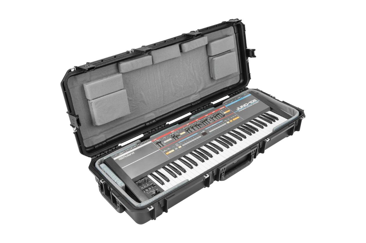 SKB - iSeries 4214-5 - Wasserdichter Koffer - Schwarz - Schmales 61-Tasten-Keyboard Einlage
