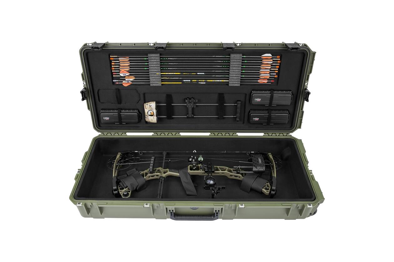 SKB - iSeries 3i-4217-7 - Wasserdichter Koffer - Mathews® Deluxe Large Parallel Limb Bogen Einlage - Grün