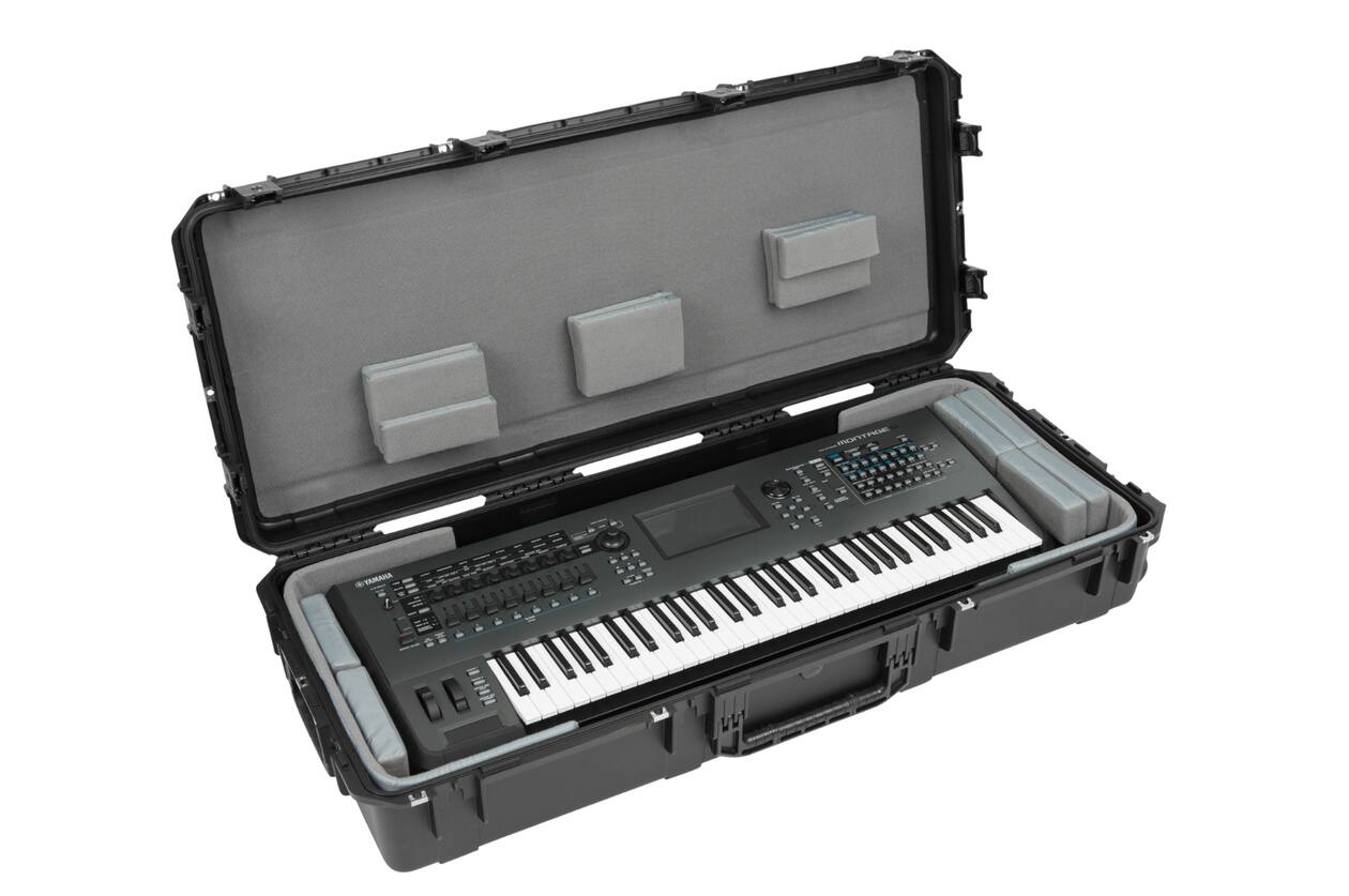 SKB - iSeries 3i-4719-8 - Wasserdichter Koffer - Schwarz - 61-Tasten Breites Keyboard Think Tank Trennwände Innenraum